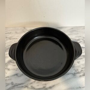 Xtrema Black Ceramic skillet Braiser  Dish